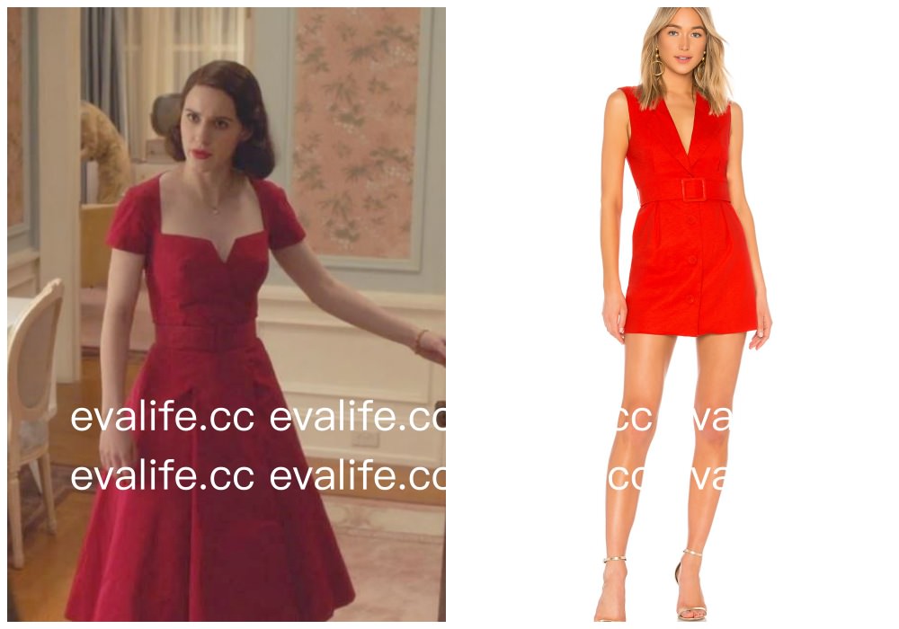 美劇穿搭｜The Marvelous Mrs. Maisel red dress 了不起的麥瑟爾夫人的紅禮服