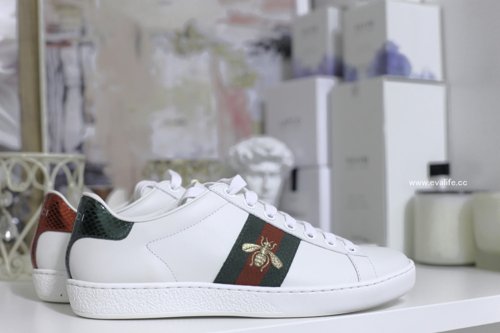 【精品鞋開箱】Gucci Ace 蜜蜂鞋穿搭分享，如何挑尺寸？在哪裡買最划算呢？