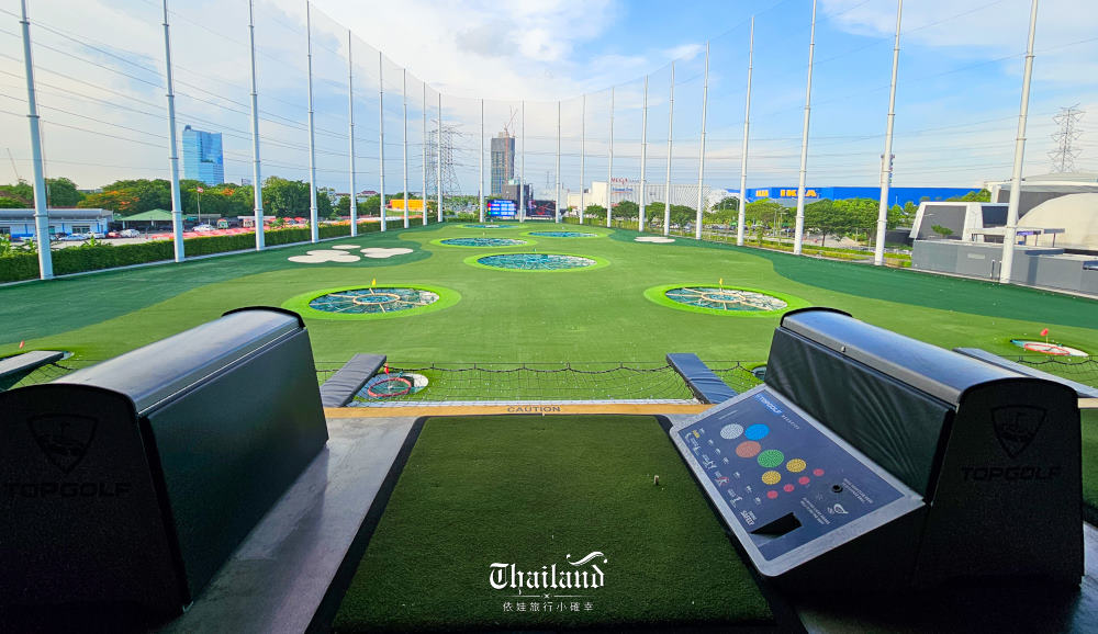 TOPGOLF Megacity Bangkok，泰國曼谷最好玩的高爾夫球練習場歐美旅客最愛來，還有餐廳酒吧可以慶生嗨翻天