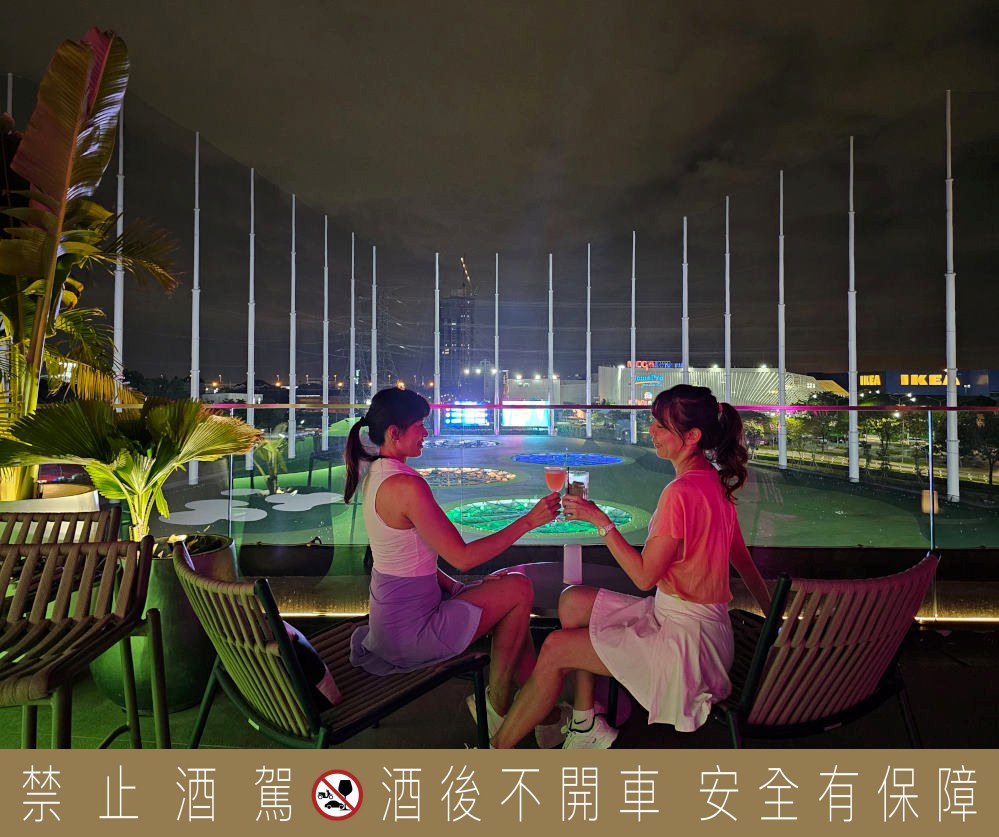 TOPGOLF Megacity Bangkok，泰國曼谷最好玩的高爾夫球練習場歐美旅客最愛來，還有餐廳酒吧可以慶生嗨翻天