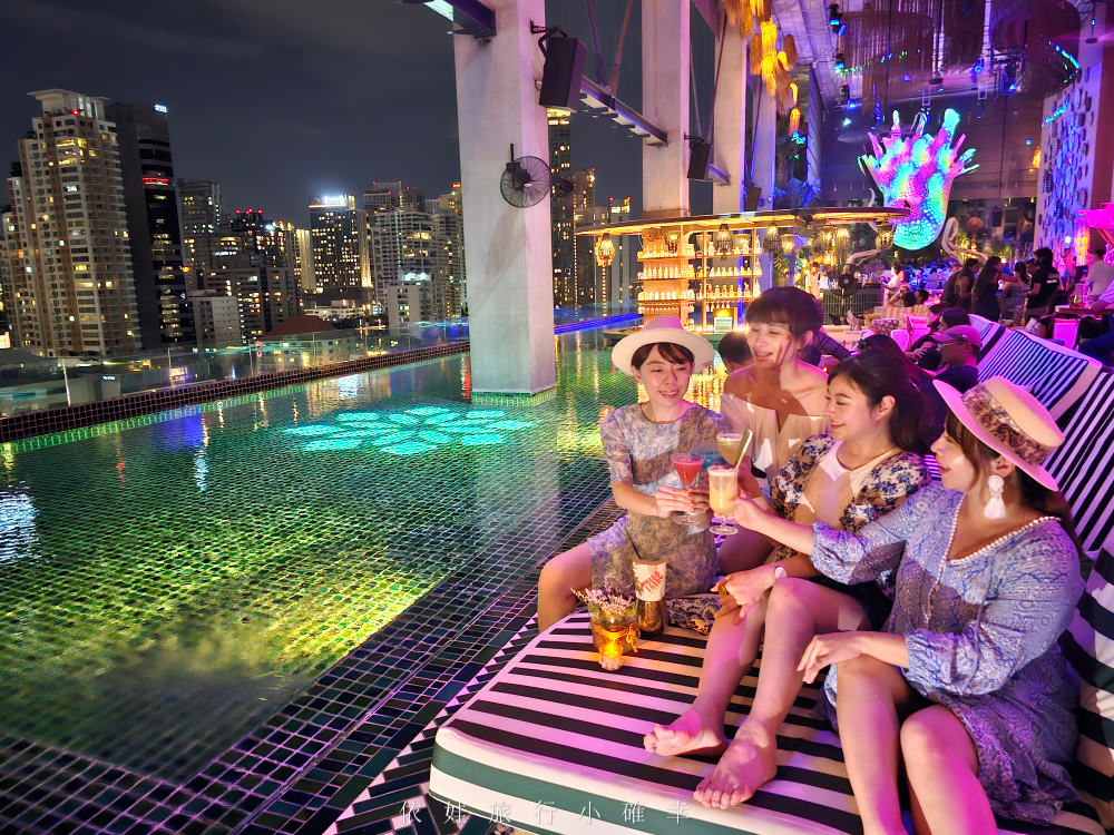 曼谷必去酒吧，TRIBE Sky Beach Club高空海灘酒吧，位於Phrom Phong 站 EmSphere 商場