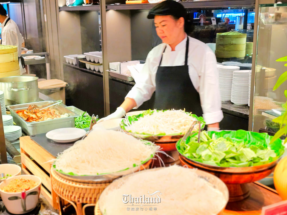 Eastin Grand Hotel Phayathai帕亞泰易思廷大酒店早餐Buffet，森林系風格可愛動物插畫The Market@5好豐盛！