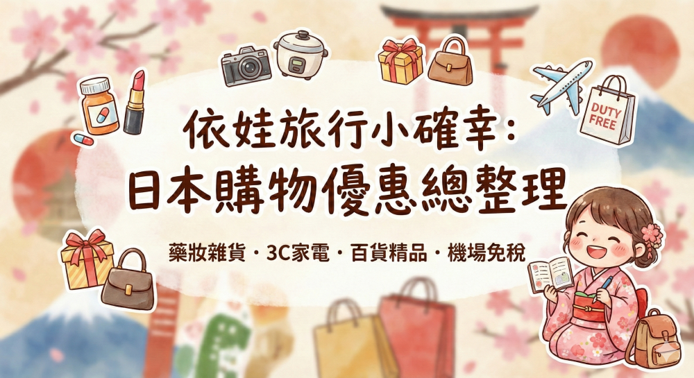 網站近期文章：2026日本購物優惠券下載｜最新退稅規定~最高達20%折扣! 血拚藥妝雜貨、3C家電、百貨Outlet、機場免稅店必買清單
