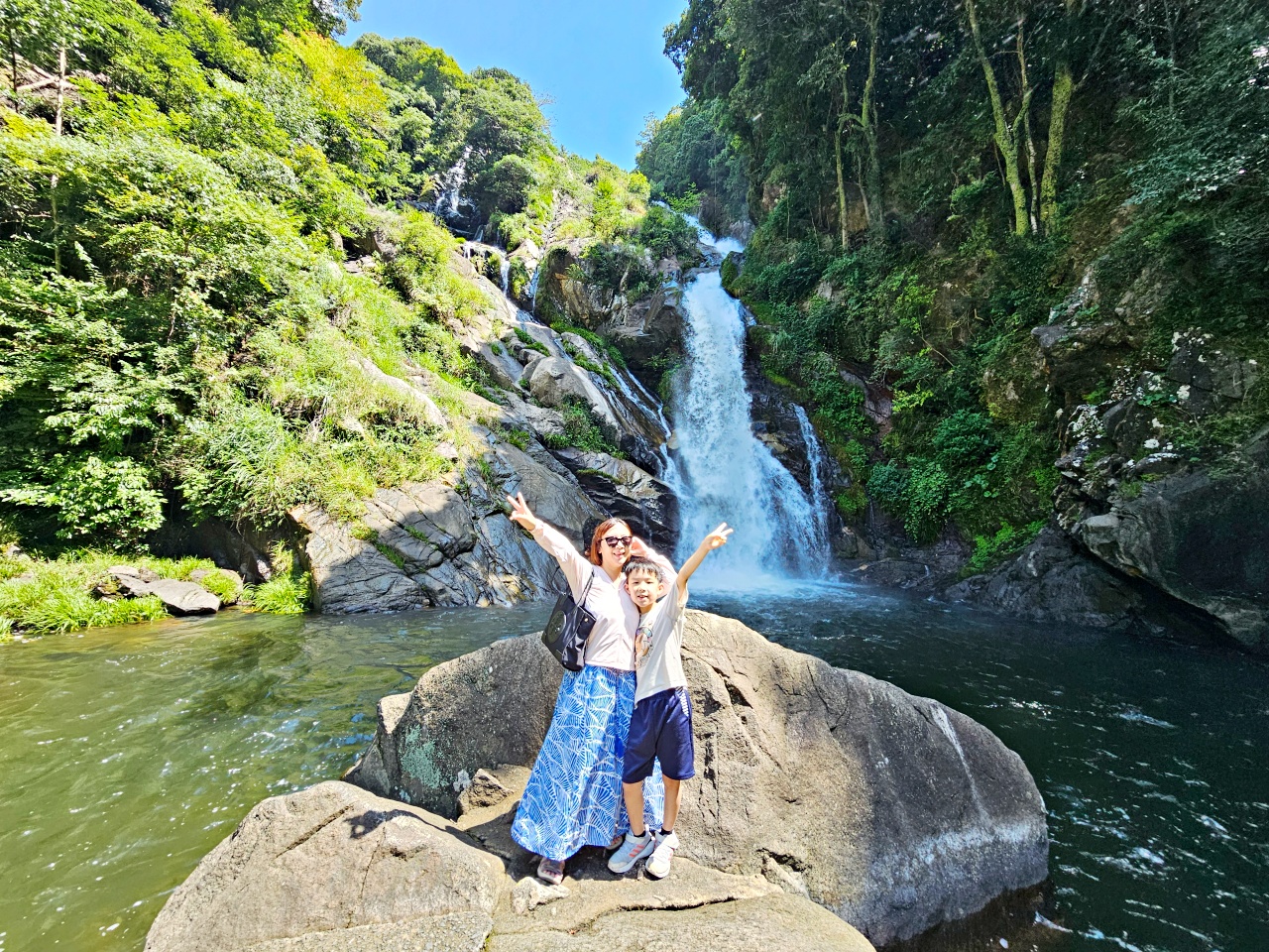 九州佐賀唐津景點，見歸瀑布好消暑！日本瀑布百選之一，與孩子一同感受森林與瀑布的清涼
