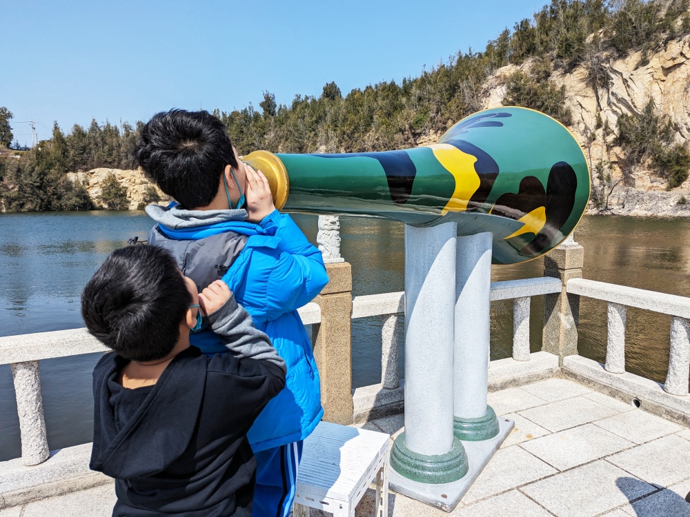 金門旅遊免費景點推薦，全國首創「喊泉」，喊越久噴越高超療癒，迷你張家界 「南石滬公園」看日出、看日落都美 ，