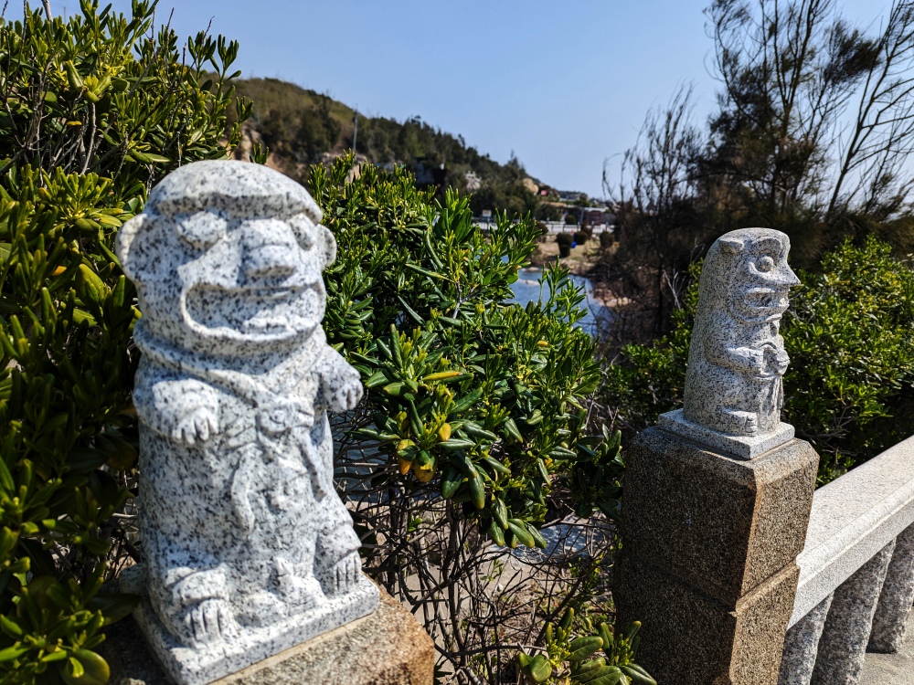 金門旅遊免費景點推薦，全國首創「喊泉」，喊越久噴越高超療癒，迷你張家界 「南石滬公園」看日出、看日落都美 ，