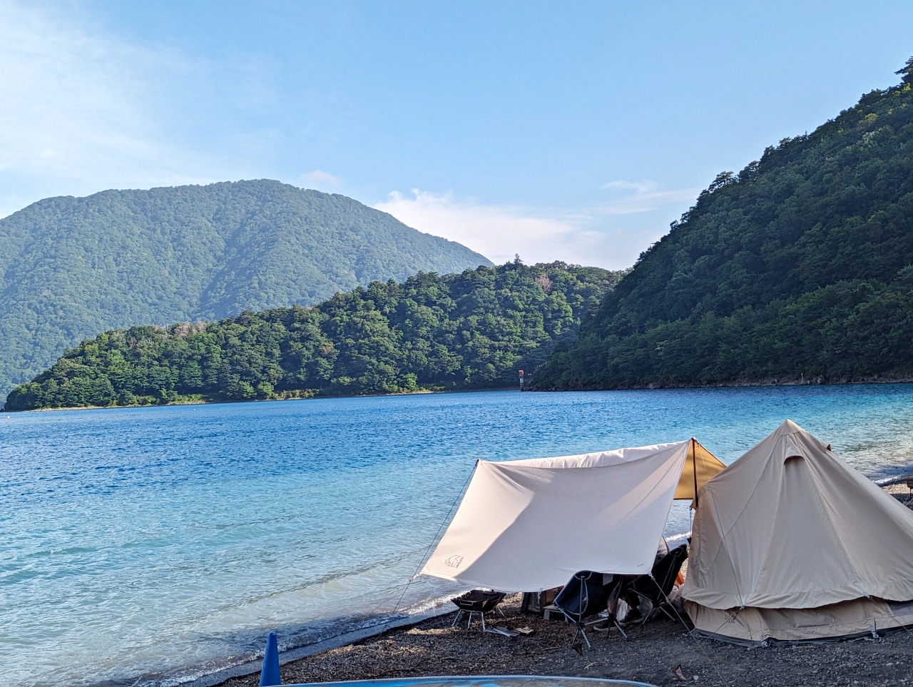 本栖湖浩庵營地評價，富士山療癒系動漫《搖曳露營△》取景地，離河口湖不遠