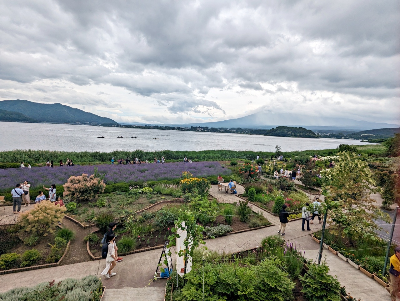 河口湖免費景點推薦，大石公園拍富士山+四季花海、咖啡廳吃Cremia冰淇淋跟富士山咖哩飯