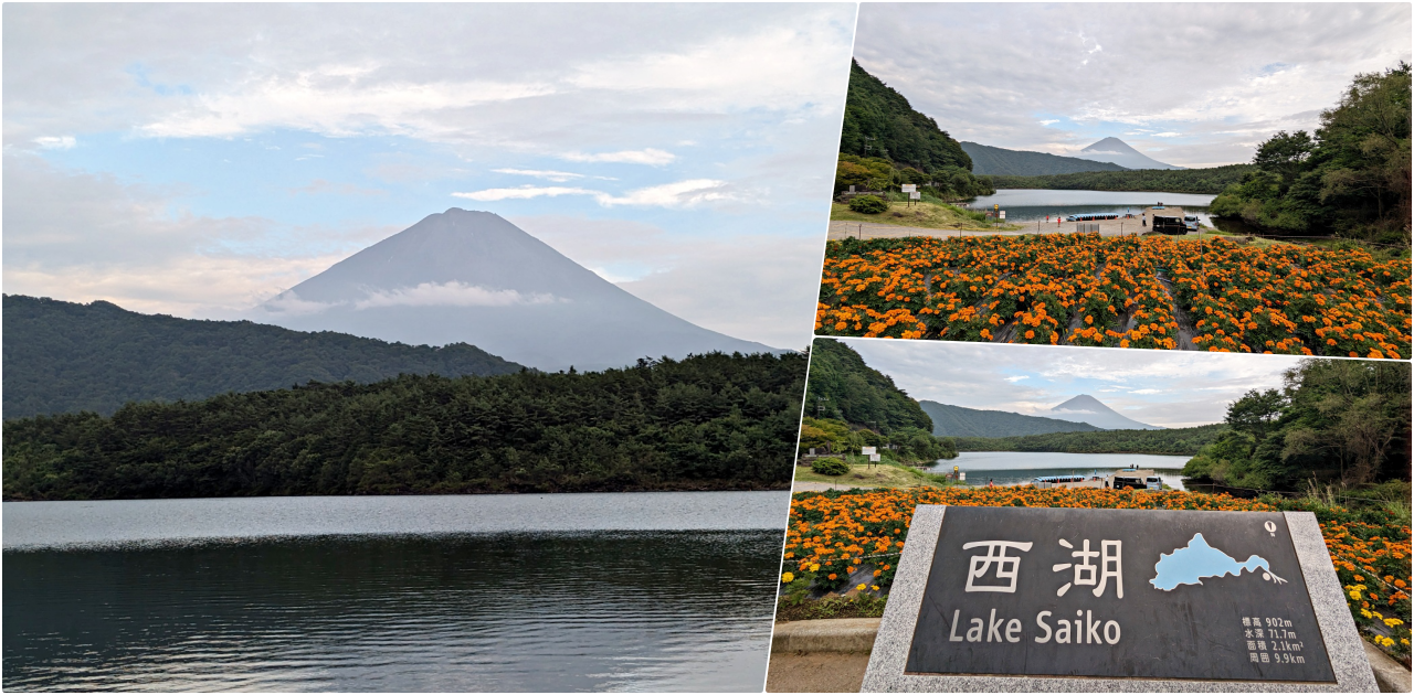 網站近期文章：日本山梨河口湖景點，西湖屬於五湖之一，可以順遊鄰近富岳風穴、西湖里根場（很像合掌村）