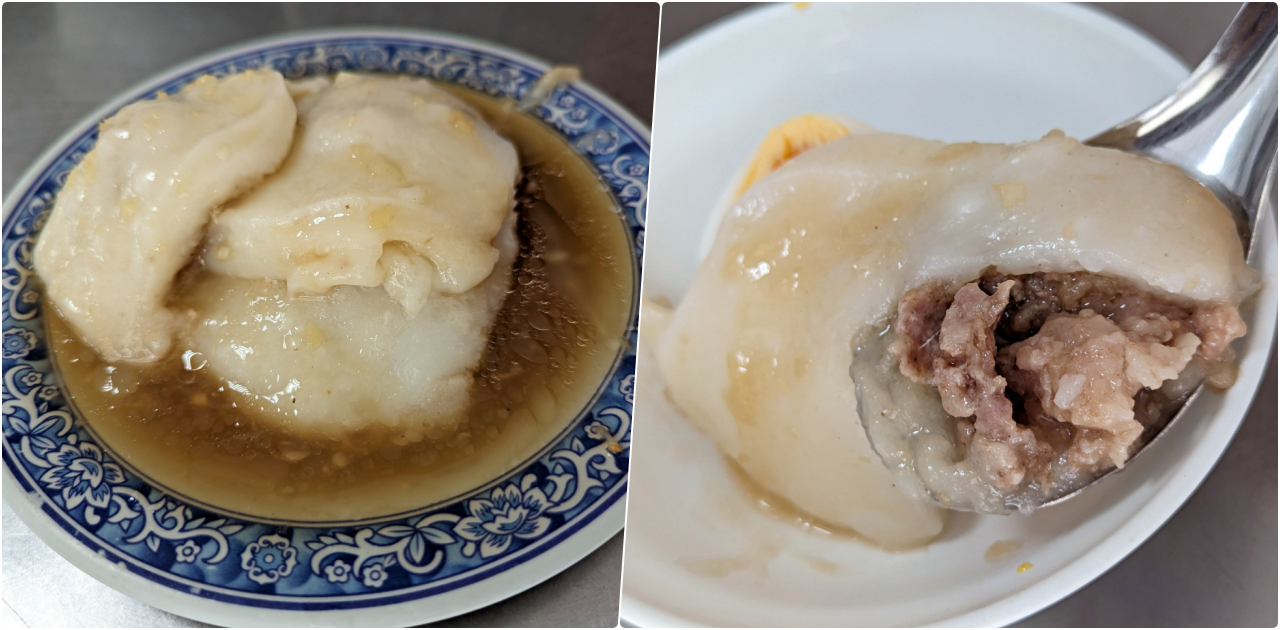 高雄鼓山美食推薦，60年老店「萬全肉圓」就在哈瑪星站附近，冒煙的現蒸Q彈肉圓，最在地的早午餐選擇