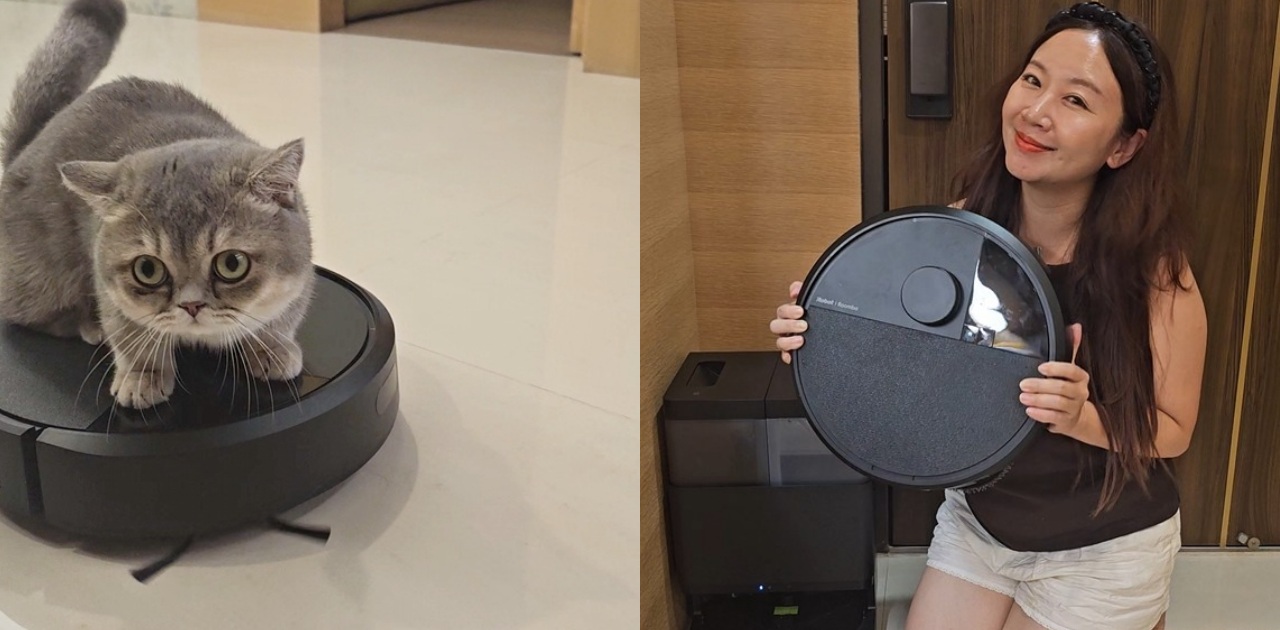 網站近期文章：雜物多又有貓怎麼辦？iRobot Roomba Plus 405 Combo 掃拖機器人開箱！娘家養貓後的救星，滿地雜物也不怕